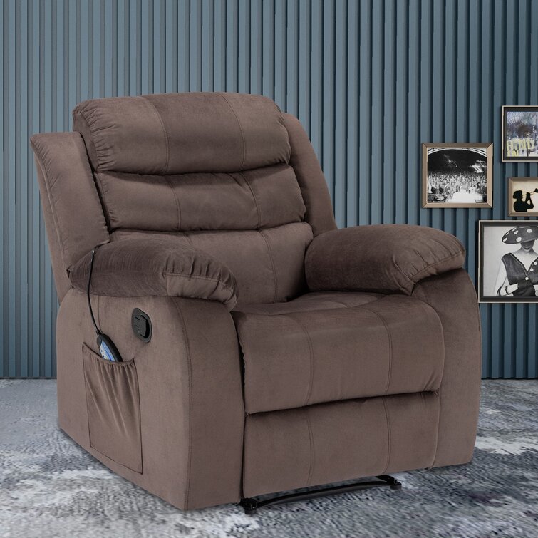 Latitude Run Power Massage Heating Recliner Chair Single Sofa